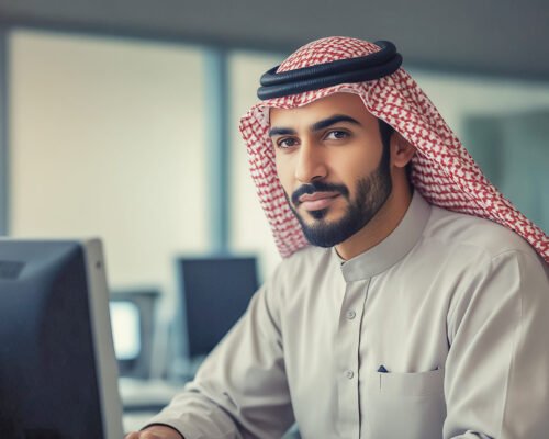vecteezy_portrait-of-arab-man-working-with-computer-in-office_49112432